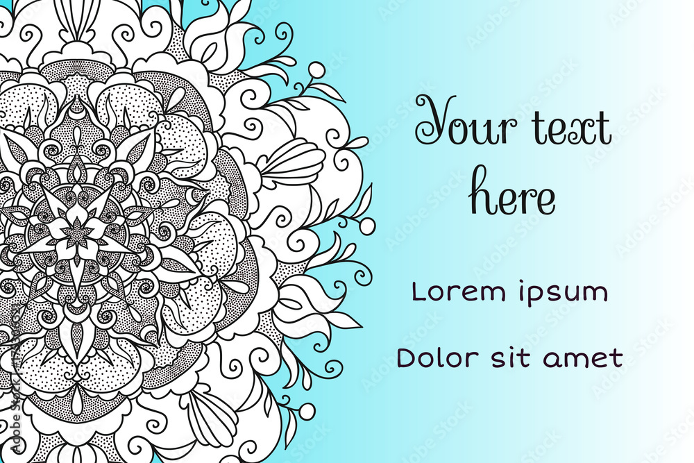 Obraz premium Invitation card template