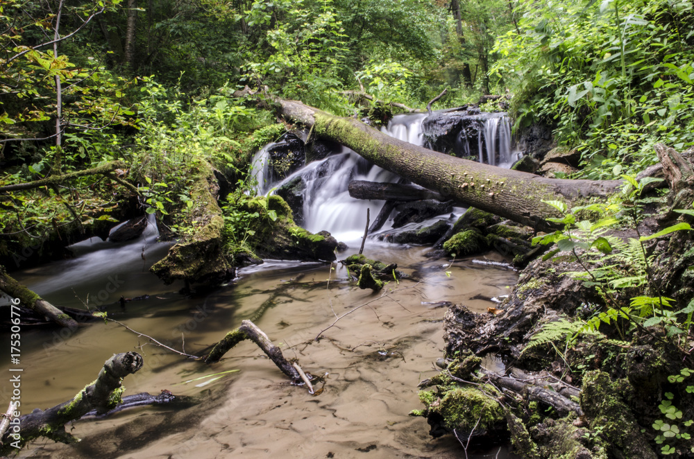 Obraz premium wodospad, rzeka