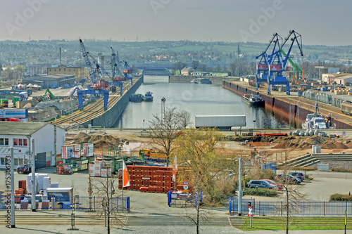 BLICK AUF DEN HAFEN, DRESDEN, , SACHSEN, DEUTSCHLAND