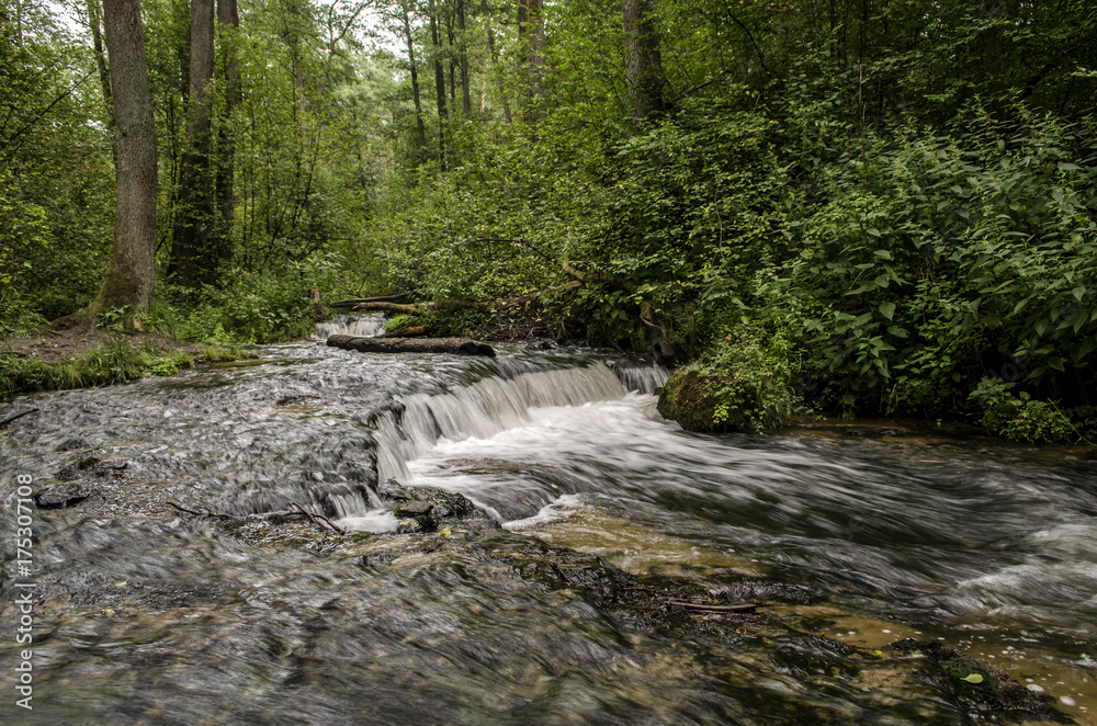 Obraz premium wodospad, rzeka
