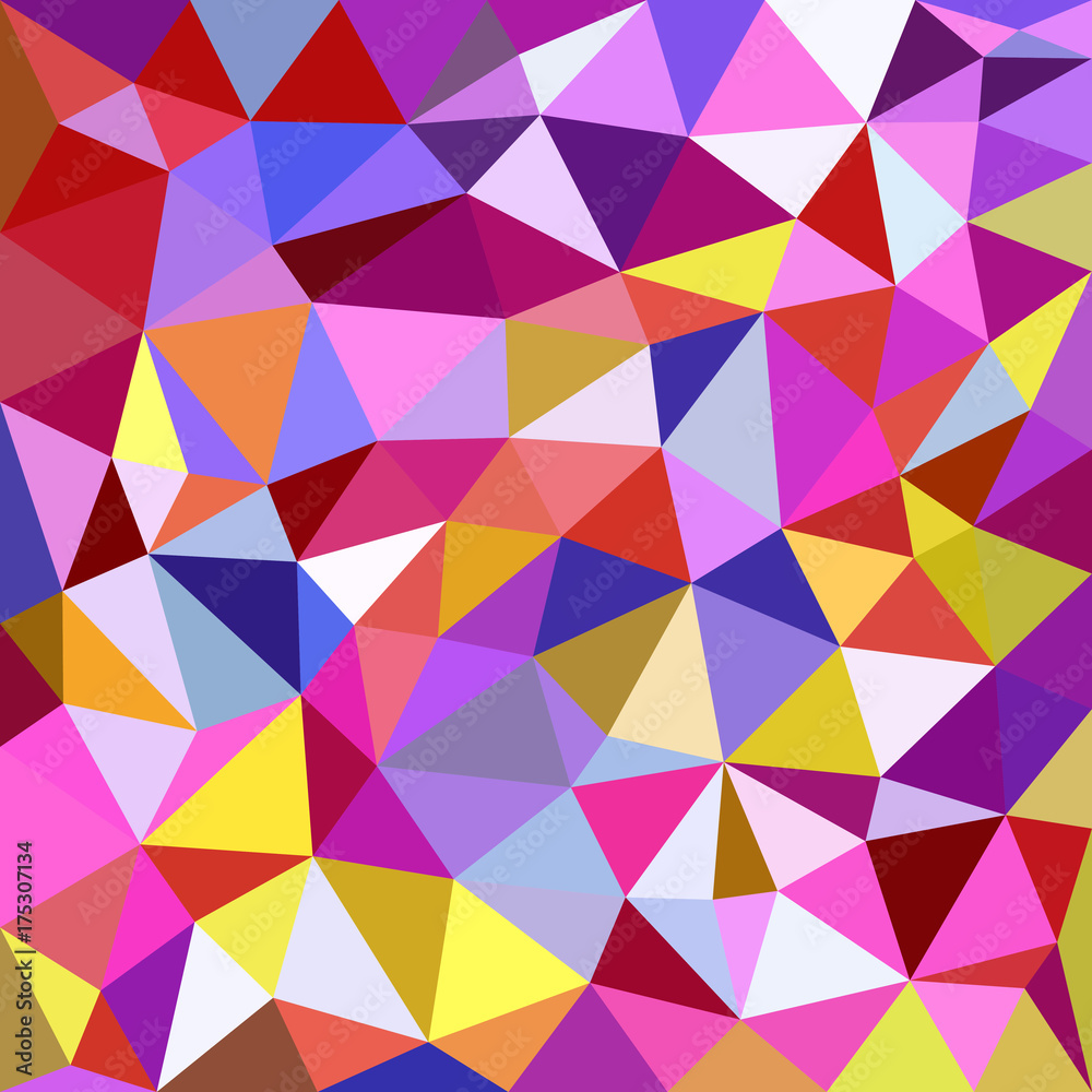 Abstract polygonal triangles background. Colorful vivid background of colored triangles with kaleidoscope effect Abstract polygonal triangles background. Colorful vivid background of colored triangles with kaleidoscope effect