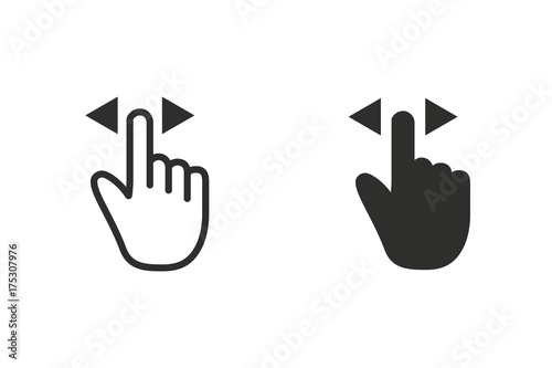 Touch vector icon.