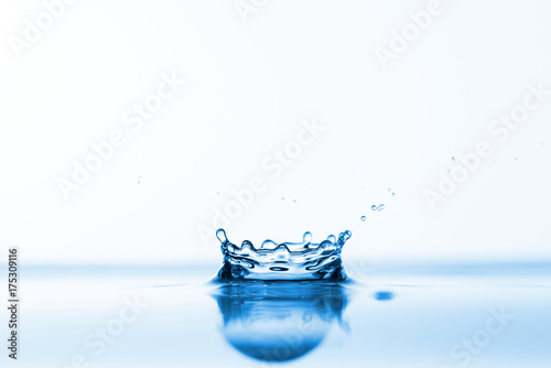 Photo of water splashes and ripples background