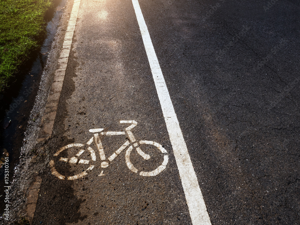 Fototapeta premium Bike path