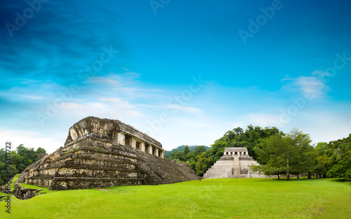 Palenque, Maya city in Chiapas, Mexico