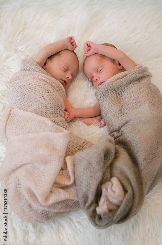 Newborn baby twins Newborn baby twins