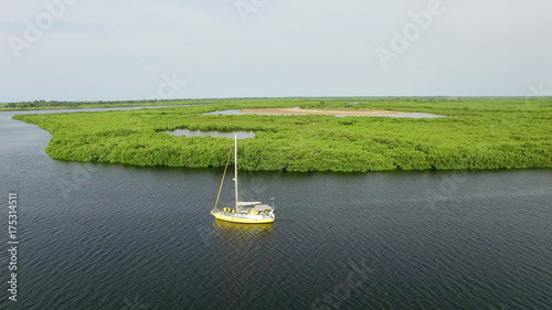 Sail in the mangrove - Senegal photo