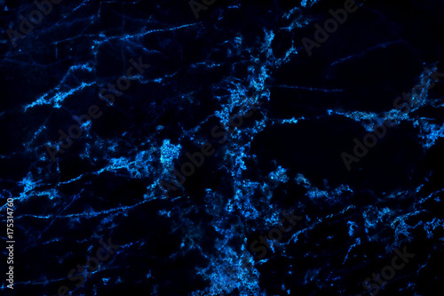 Blue marble texture in natural pattern with high resolution for background and design art work. Blue stone floor. © Nattha99
