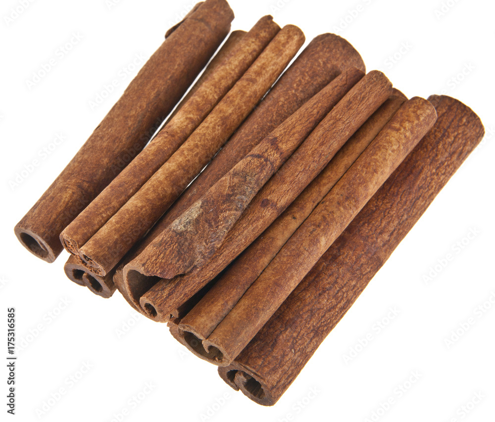 Cinnamon isolated on white background Cinnamon isolated on white background