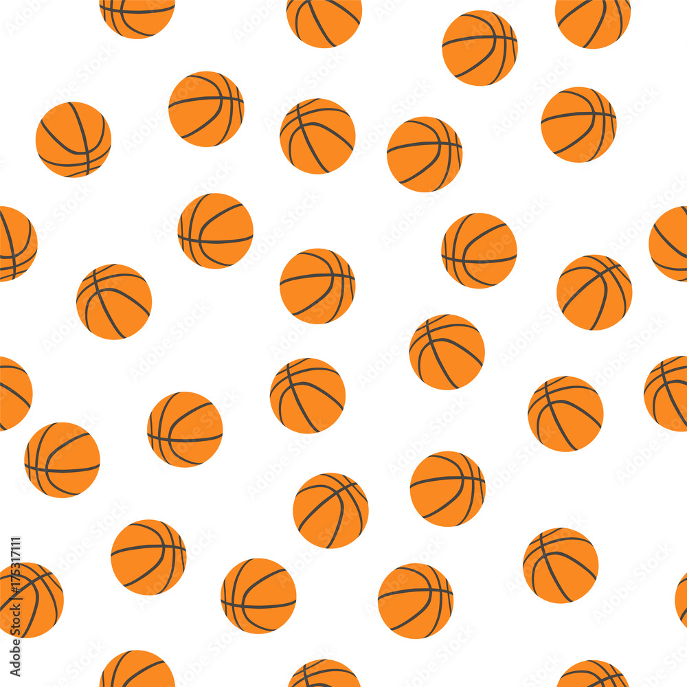 Background of basketballs