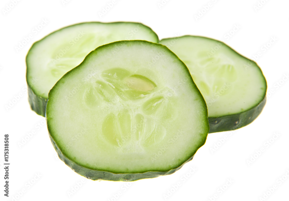 cucumber isolated on white background closeup cucumber isolated on white background closeup