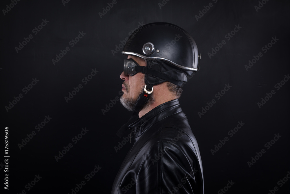 portrait of a biker portrait of a biker