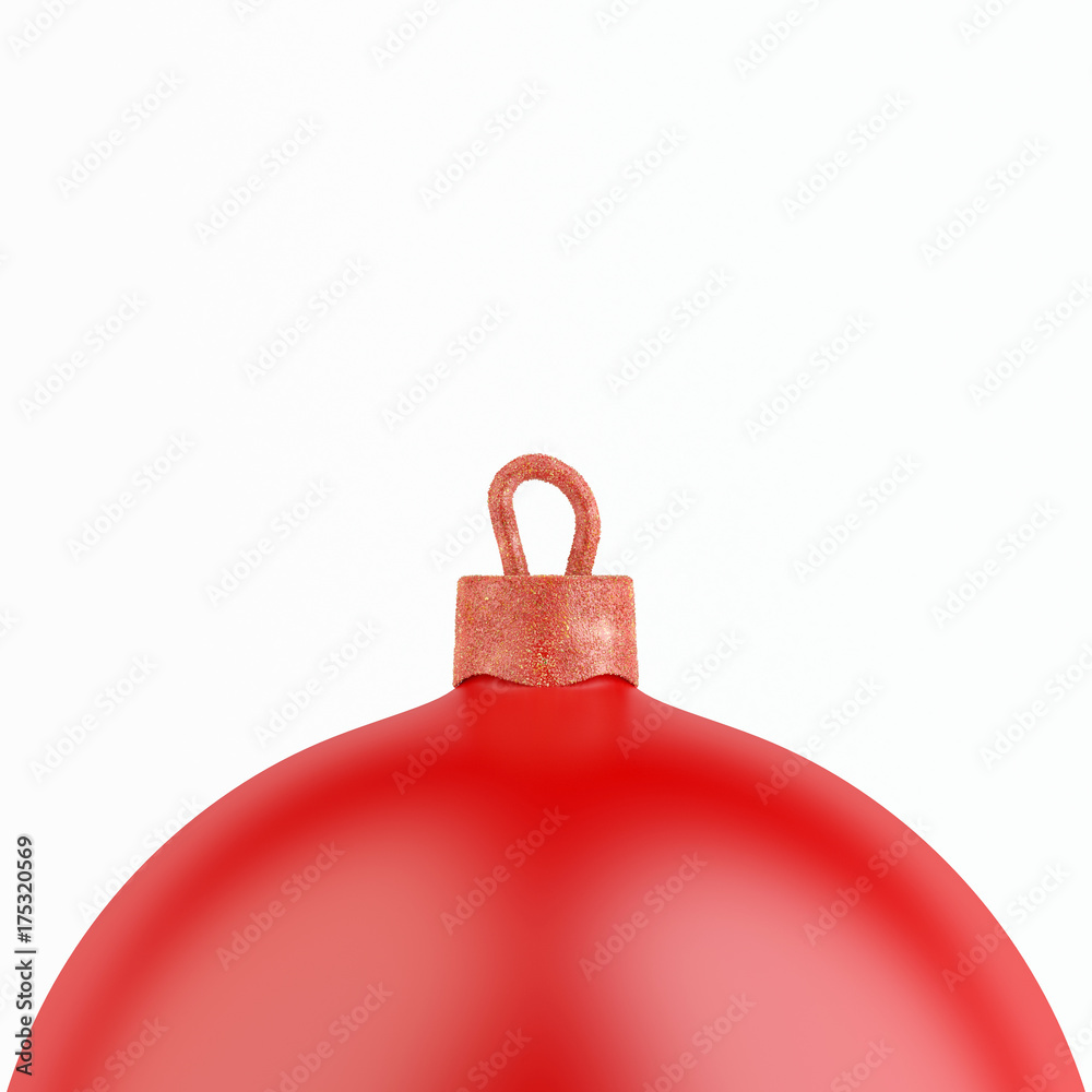 Christmas Decoration Ball on White Background. Christmas Decoration Ball on White Background.