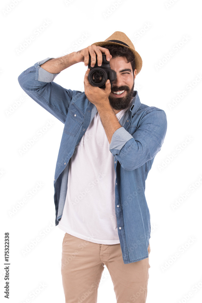 Smiling beard man Smiling beard man