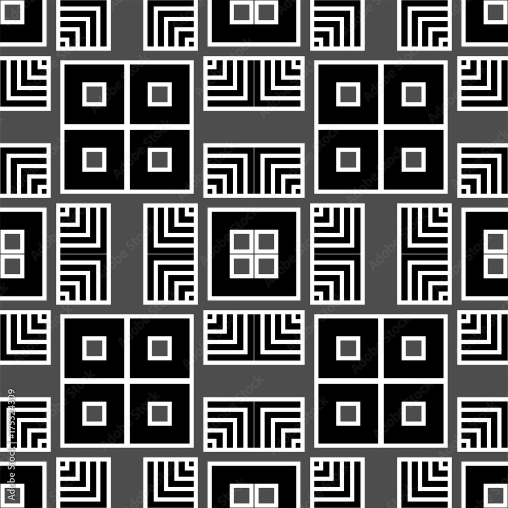 Art deco vintage seamless pattern. Template for design. Vector illustration eps10