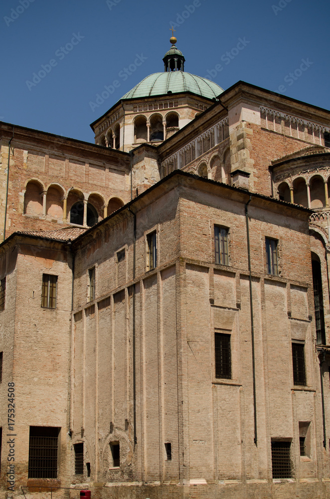 View of Duomo of Parma, Emilia-Romagna, Italy.