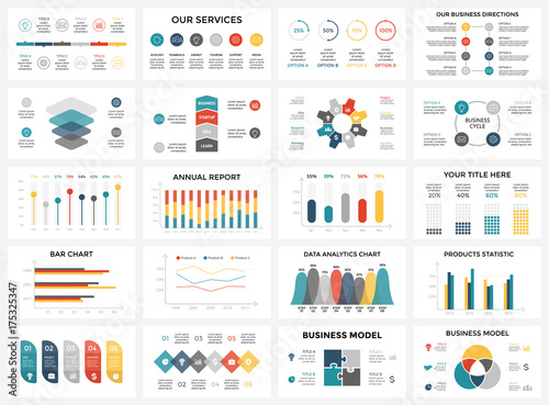 Vector arrows infographic, diagram chart, graph presentation. Business report with 3, 4, 5, 6, 7, 8 options, parts, steps, processes. Timeline map. Data analytics. Percentage status. Growth success