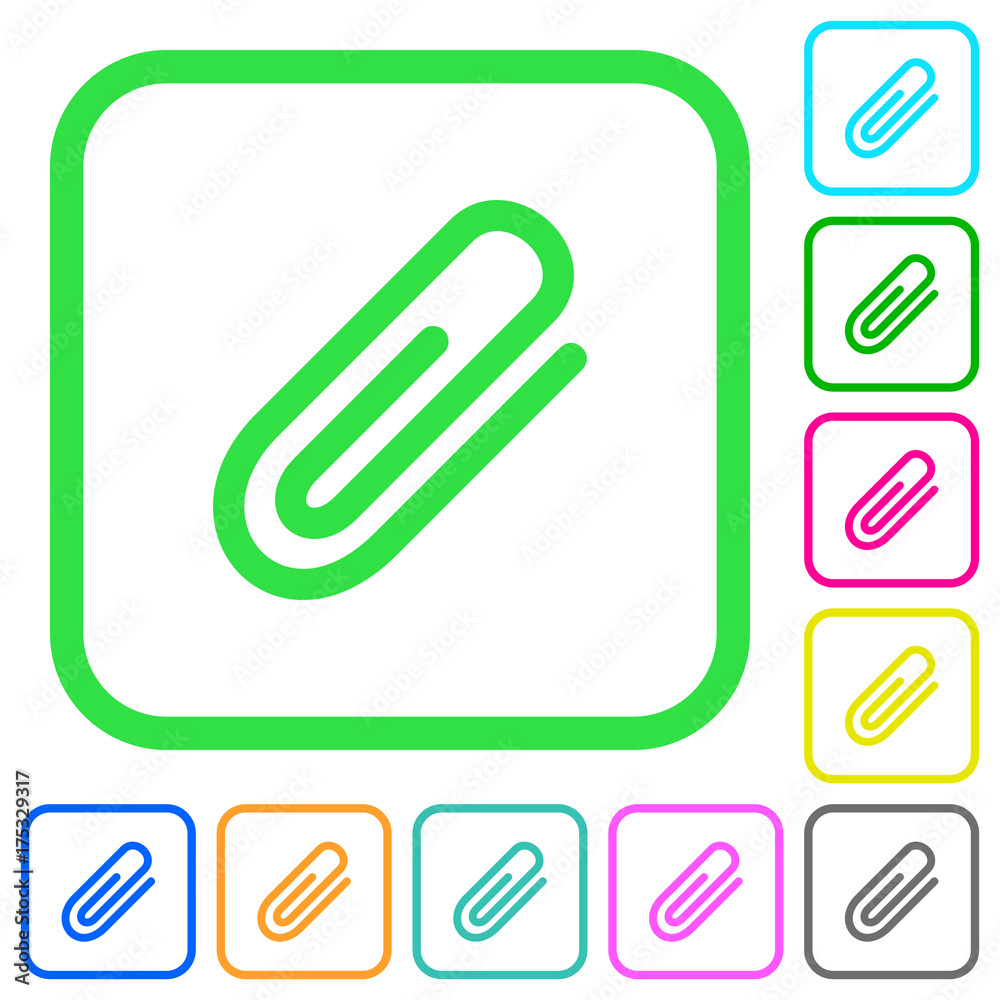 Attachment vivid colored flat icons icons Attachment vivid colored flat icons icons