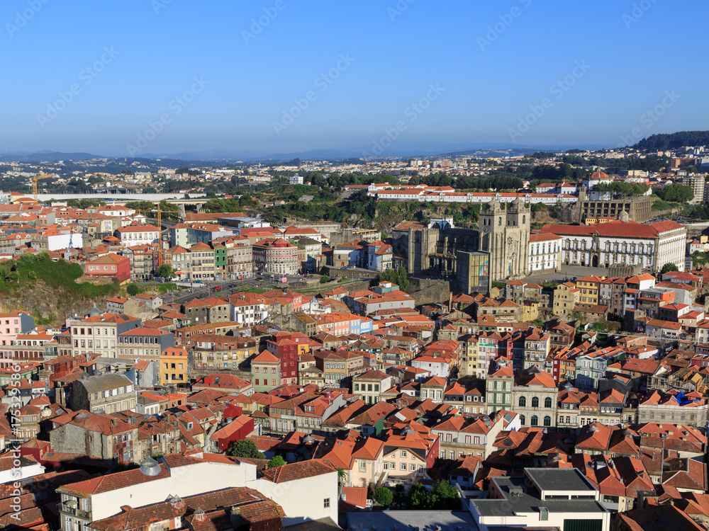 Beautiful Porto Skyline - Rooftops and City Center, Portugal