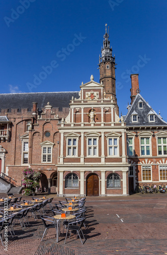 Historic town hall in the center of Haarlem