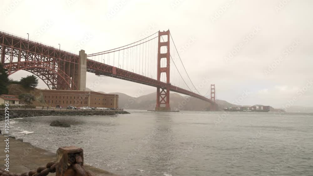 San Francisco Golden Gate Bridge In The Fog San Francisco Golden Gate Bridge In The Fog