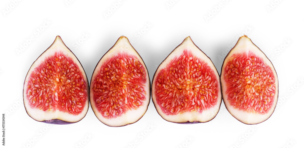 Fig isolated on white background. Fig isolated on white background.