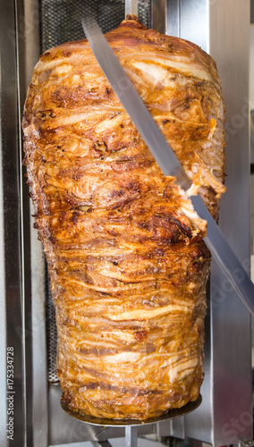 Wallpaper Mural Dönerspieß mit Messer Torontodigital.ca