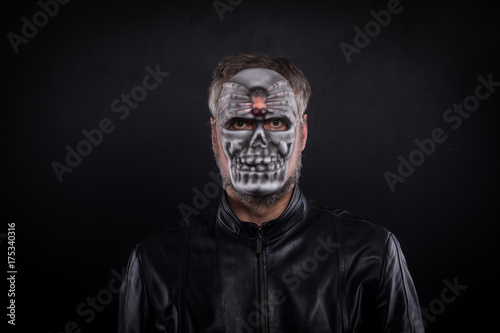 man in a terrible mask, the concept of halloween