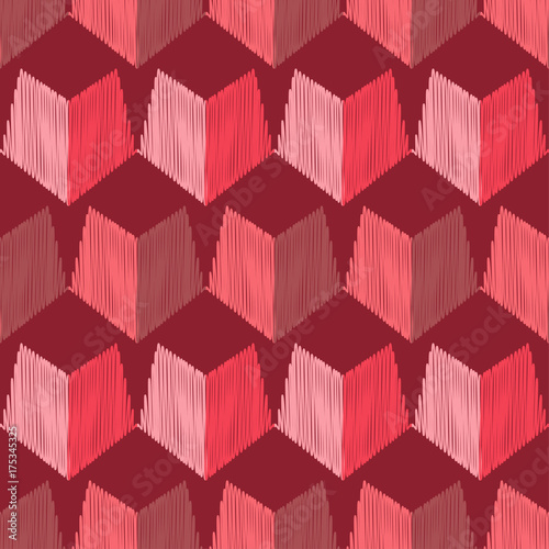 Ethnic boho seamless pattern. Scribble texture. Retro motif. Textile rapport.