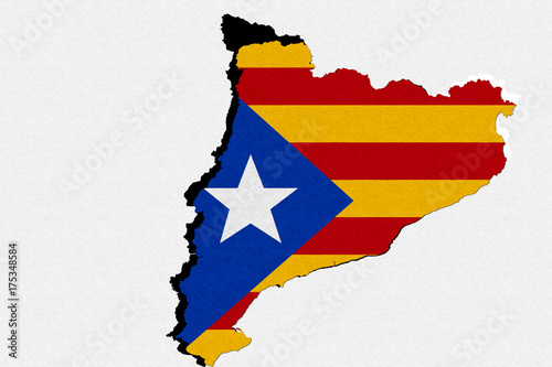 Canvas Print Catalonia independence referendum