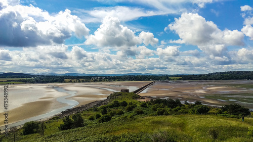 Obraz na płótnie Cramond Island Causeway Edinburgh
