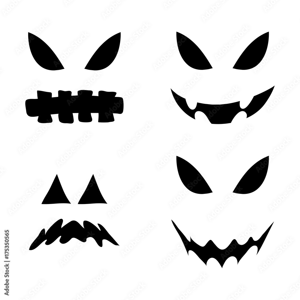 jack o lantern smile silhouette vector symbol icon design. Beautiful illustration isolated on white background jack o lantern smile silhouette vector symbol icon design. Beautiful illustration isolated on white background