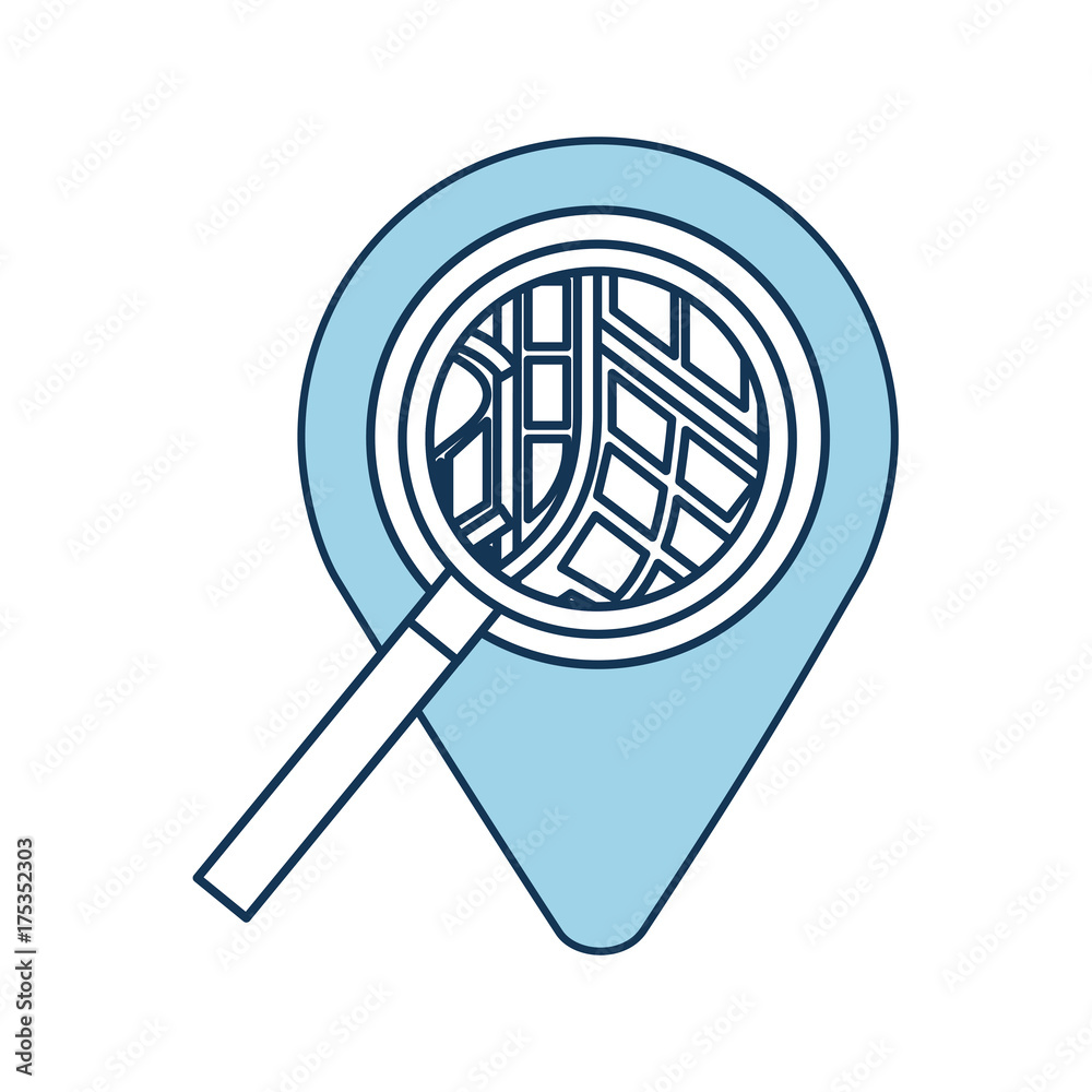 navigator pointer map magnifier location concept navigator pointer map magnifier location concept
