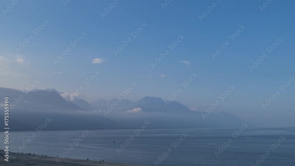 Motion timelapse from afternoon to night of the beautiful Qixingtan Beach, Hualien, Taiwan Motion timelapse from afternoon to night of the beautiful Qixingtan Beach, Hualien, Taiwan