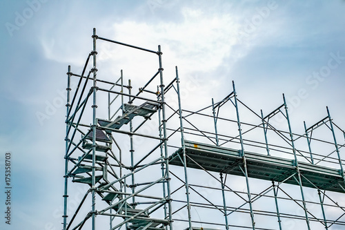 Fototapeta Steel scaffolding