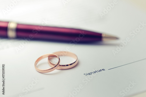 marriage contract photo