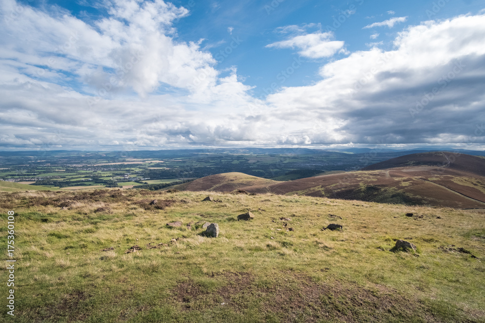 Scenic View of the city of Edinburgh with hills from Pentland Hills, Scotland Scenic View of the city of Edinburgh with hills from Pentland Hills, Scotland