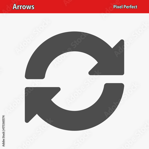 Arrow Icon. Professional, pixel perfect icon optimized for both large and small resolutions. EPS 8 format.