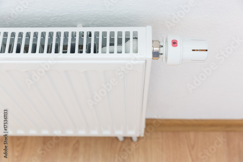 Wallpaper Mural heating radiator against white wall Torontodigital.ca