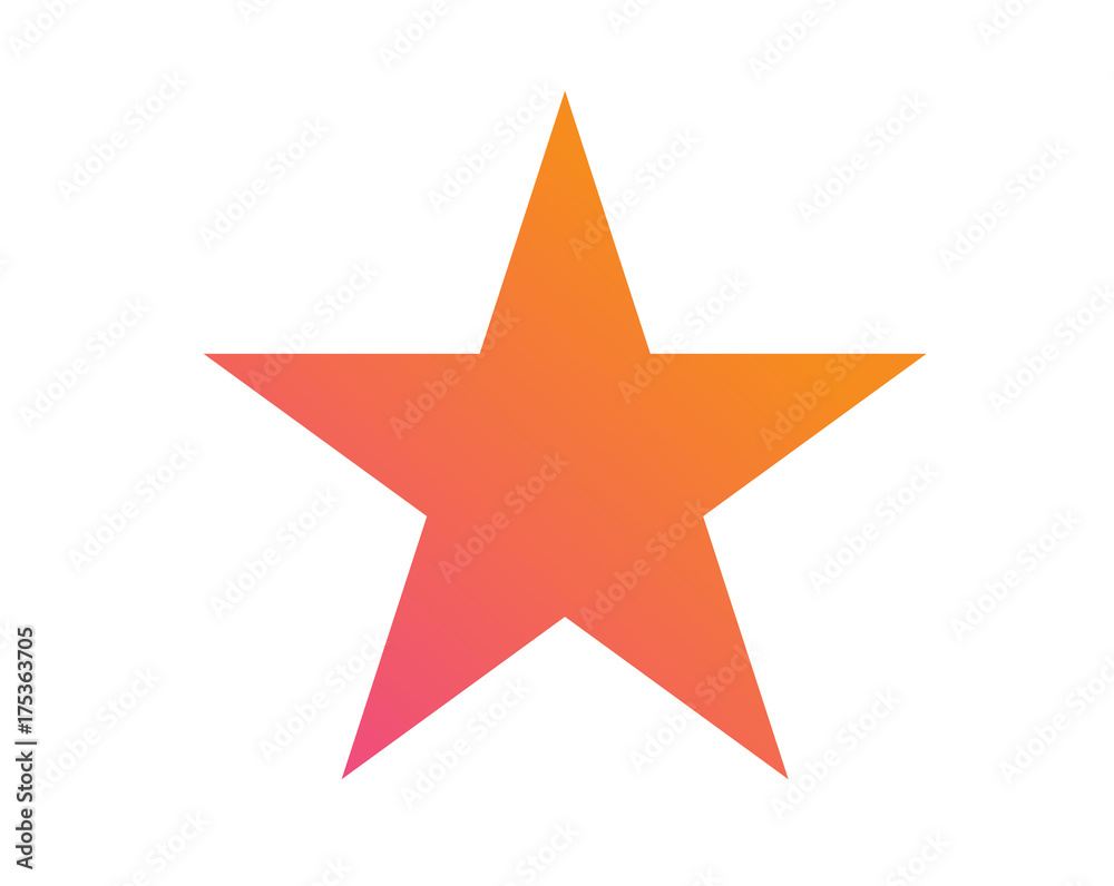 vector gradient orange to pink star diamond icon vector gradient orange to pink star diamond icon