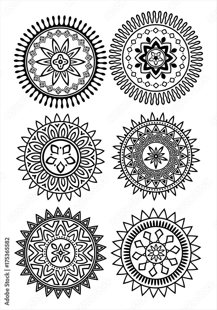 Mandala flowers to relax Mandala flowers to relax