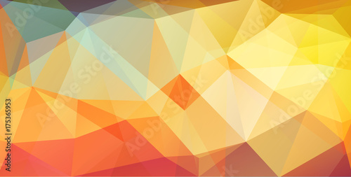 bright color cover background with triangle shapes