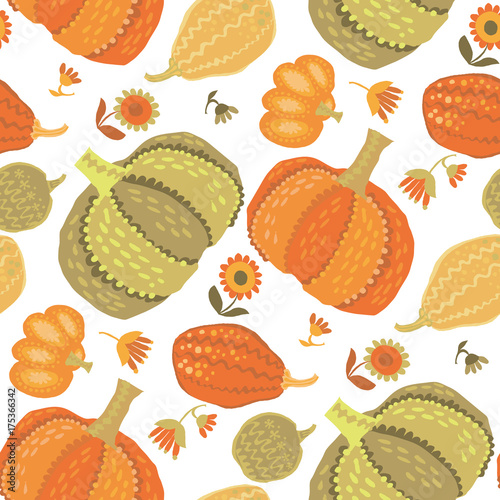 cute simple naive pumpkin s...