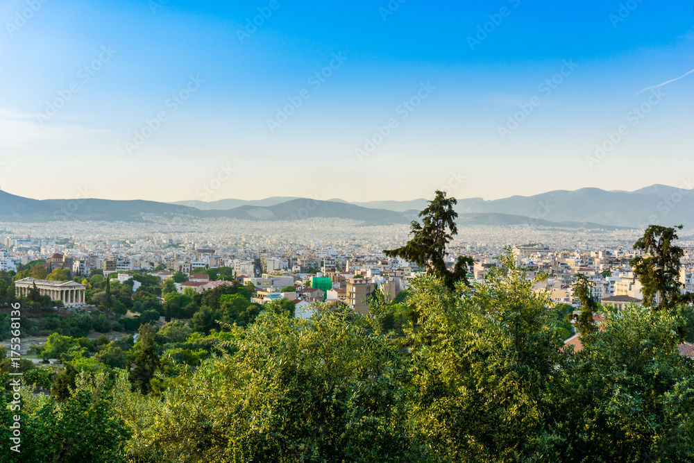 view of Buildings around Athens city, Greece view of Buildings around Athens city, Greece