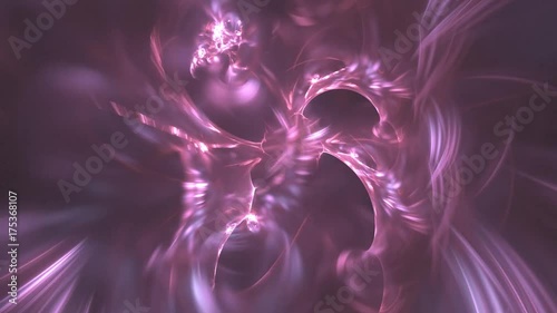 Fractal worlds, strange art background