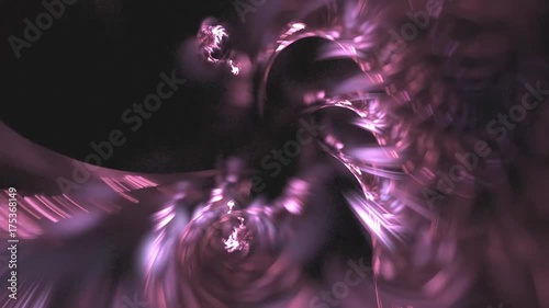 Fractal worlds, strange art background