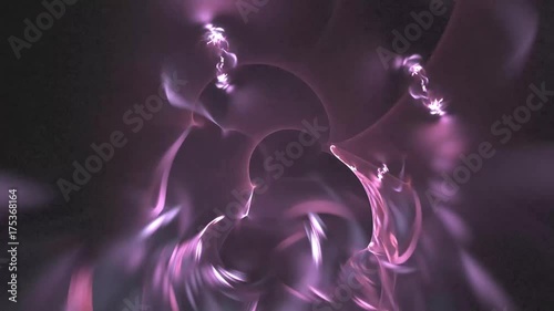 Fractal worlds, strange art background