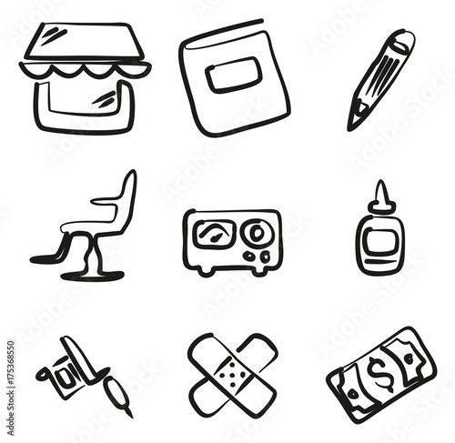 Tattoo Icons Freehand 