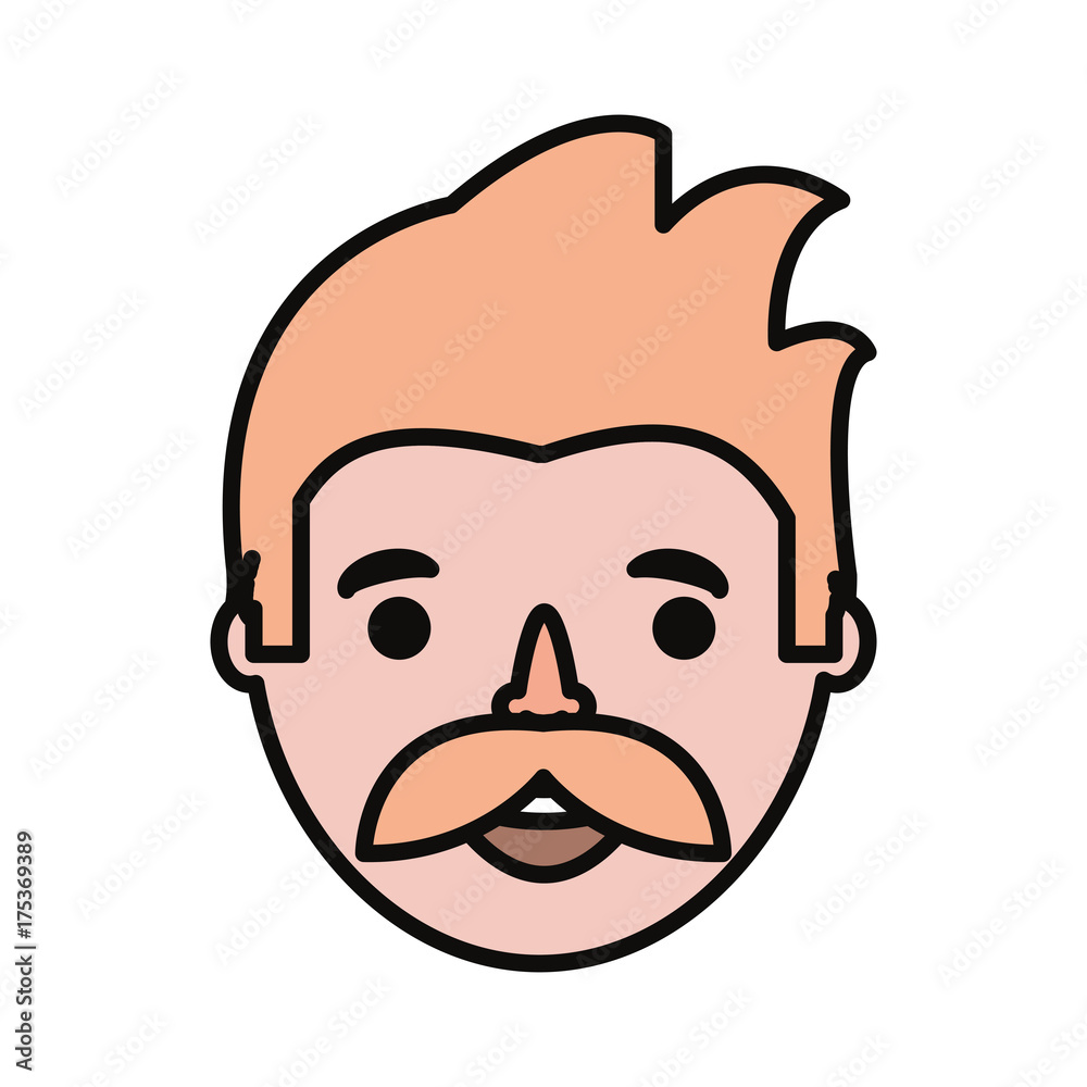 cartoon man icon