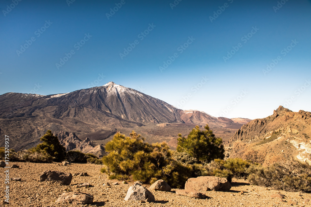 volcano El Teide in Tenerife, Spain volcano El Teide in Tenerife, Spain